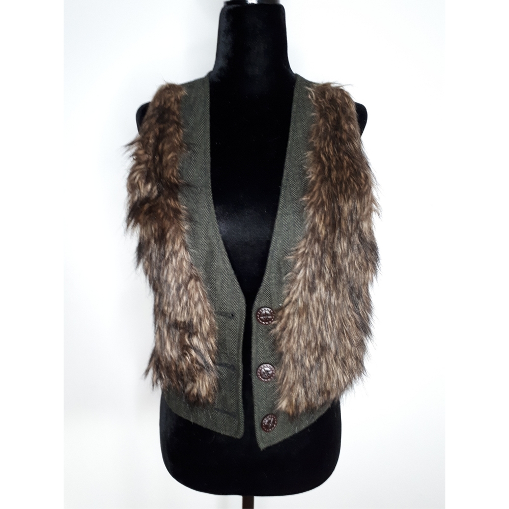 Heritage 1981 Faux fur vest